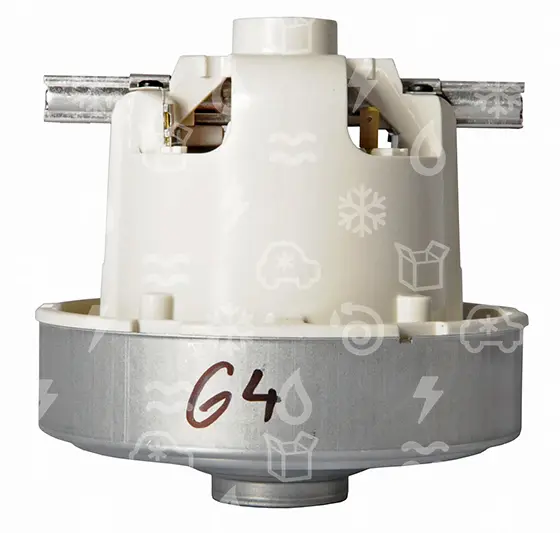 motor vysavače 1200 W/230 V, AMETEK 063200085,  s tepelnou pojistkou 3MP-115°C ±5°C